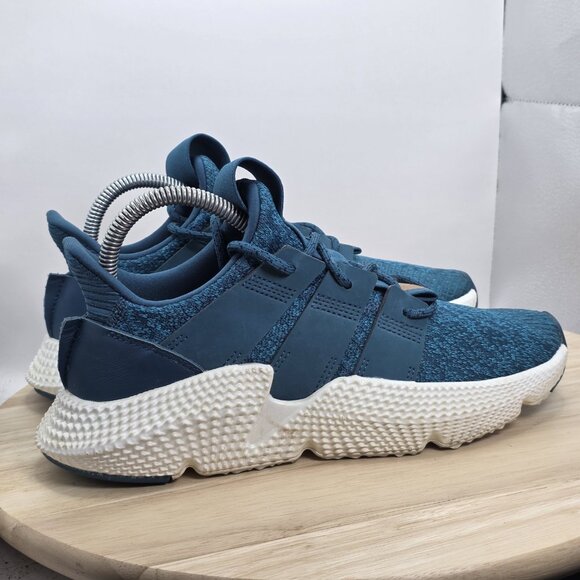 Womens 7-Adidas Prophere Sneaker Shoes Teal Knit Ortholite CQ2541 Chunky Outsole - Picture 3 of 9